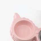 Pet Cute Plastic Food Water Bowls for Cats Dog Dishes Feeder and Drinker Eating Bowls Things Home Items Pet Supplies