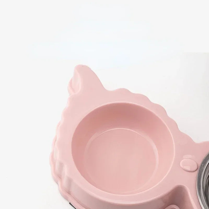 Pet Cute Plastic Food Water Bowls for Cats Dog Dishes Feeder and Drinker Eating Bowls Things Home Items Pet Supplies