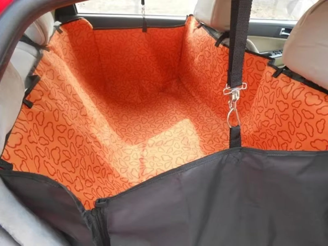 Brandnew Oxford Fabric Car Seat Cover Water-Proof Pet Car Seat Cover Dog Cat Puppy Seat Mat Blanket Blue Red Black