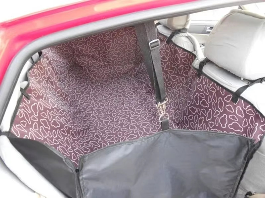 Brandnew Oxford Fabric Car Seat Cover Water-Proof Pet Car Seat Cover Dog Cat Puppy Seat Mat Blanket Blue Red Black
