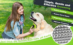 3PCS Dog Grooming Kit - Deshedding Brush, Slicker Brush, Bath Brush and Comb for Pet Supplies (Green Black)