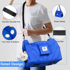Cat Pouch Carrier Backpack - Blue Size M Soft Hand-Free Dog Travel Sling with Adjustable Harness and Storage Pocket - Suitable for 5-11 Lbs Pets