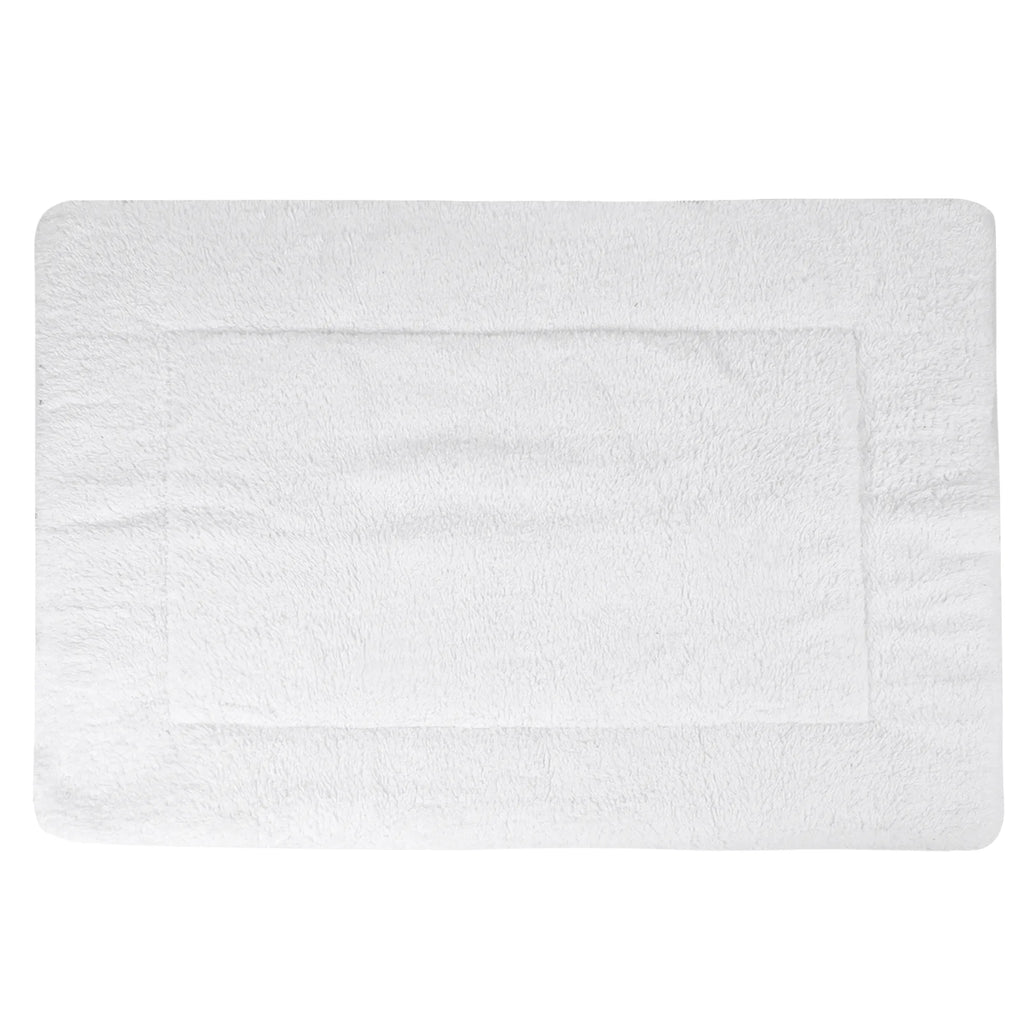 Soft Dog Cat Crate Bed Blanket Reversible Fleece Pet Bed Kennel Pads