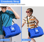 Cat Pouch Carrier Backpack - Blue Size M Soft Hand-Free Dog Travel Sling with Adjustable Harness and Storage Pocket - Suitable for 5-11 Lbs Pets
