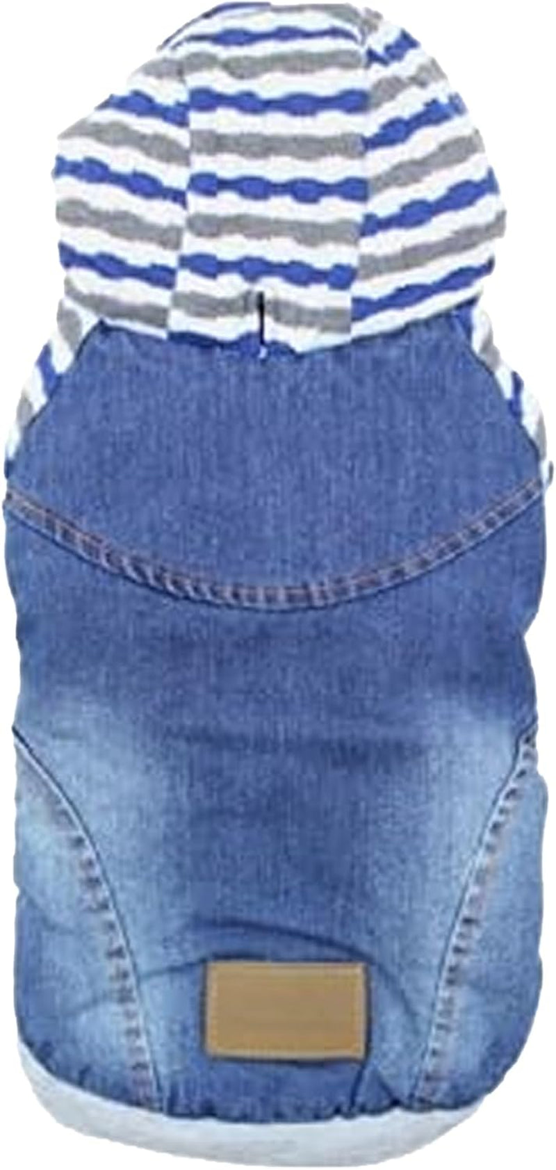 Denim Overall - Embroidered “ Route 66 “ Red Dog Jumpsuit - Breathable Dog Costume - Machine Washable Dog Outfit - Dog Overalls for Small Dogs - S