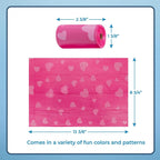 Best Pet Supplies Dog Poop Bags for Waste (150 Bags) Leak Proof, Tear Resistant