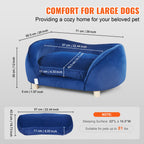 Uimoso Pet Sofa Dog Couch for Medium-Sized Dogs and Cats Dog Sofa Bed 81 Lbs