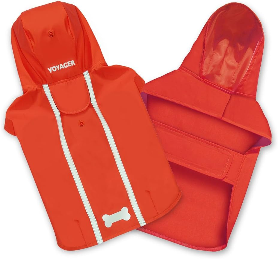 - Voyager Waterproof Dogs Rain Poncho, Yellow, Medium, "Chest: 19"" ~ 25""" (253-YW-M)
