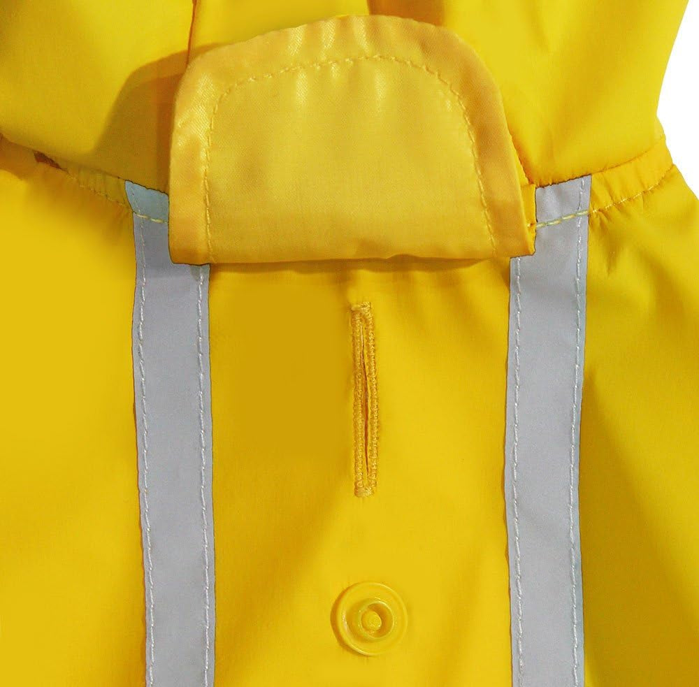 - Voyager Waterproof Dogs Rain Poncho, Yellow, Medium, "Chest: 19"" ~ 25""" (253-YW-M)