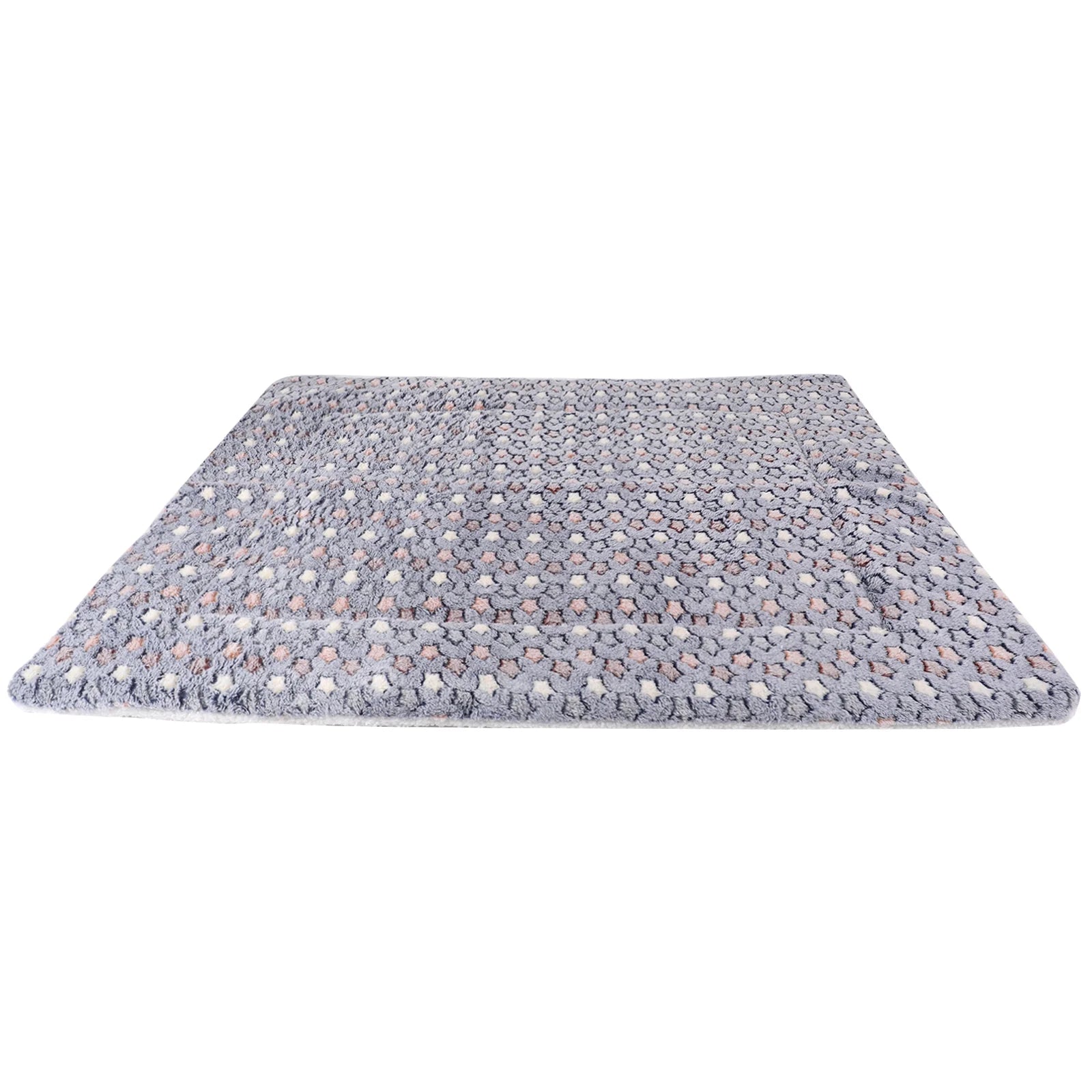 Soft Dog Cat Crate Bed Blanket Reversible Fleece Pet Bed Kennel Pads