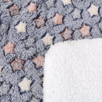 Soft Dog Cat Crate Bed Blanket Reversible Fleece Pet Bed Kennel Pads