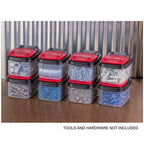 8-Pack 0.6 QT Storage Bins