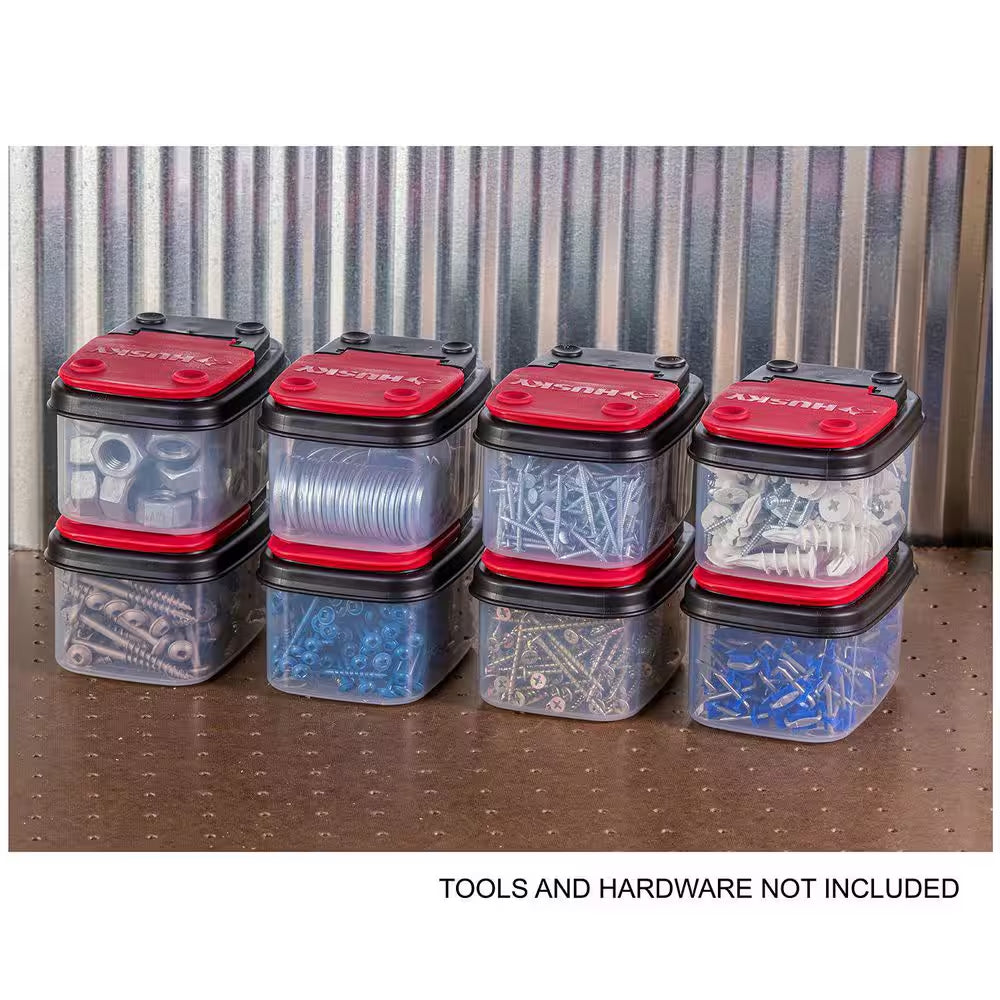 8-Pack 0.6 QT Storage Bins