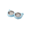 Pet Cute Plastic Food Water Bowls for Cats Dog Dishes Feeder and Drinker Eating Bowls Things Home Items Pet Supplies