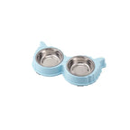 Pet Cute Plastic Food Water Bowls for Cats Dog Dishes Feeder and Drinker Eating Bowls Things Home Items Pet Supplies