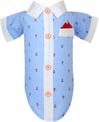 Denim Overall - Blue Dog Jeans Outfit - Breathable Puppy Jumpsuit Costumes - Machine Washable Overall for Dogs - Dog Clothes for Small Dogs - S