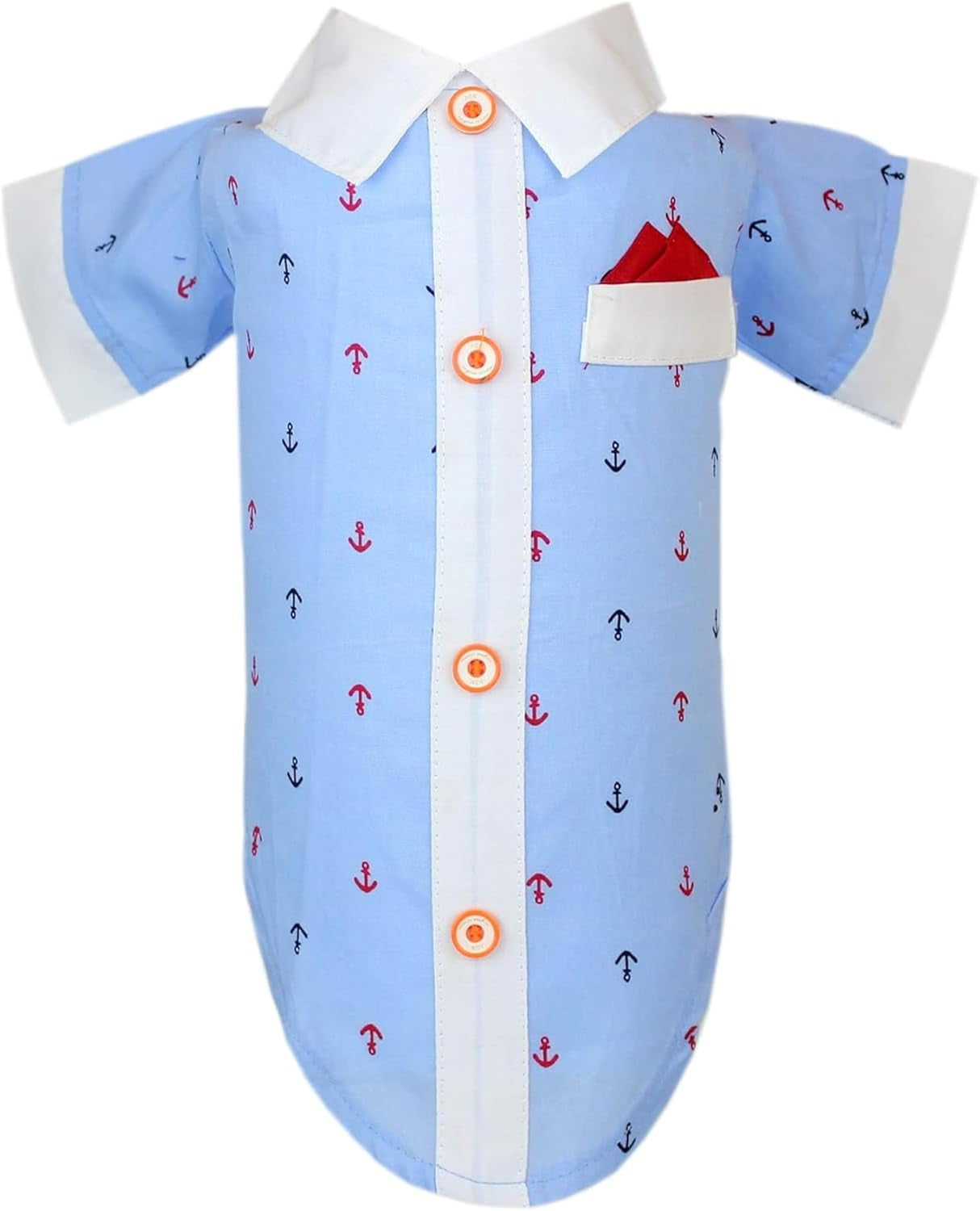Denim Overall - Blue Dog Jeans Outfit - Breathable Puppy Jumpsuit Costumes - Machine Washable Overall for Dogs - Dog Clothes for Small Dogs - S
