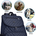 Dog Travel Bag,Airline Approved Pet Supplies Backpack, Dog Travel Backpack with 2 Silicone Collapsible Bowls and 2 Food Baskets.