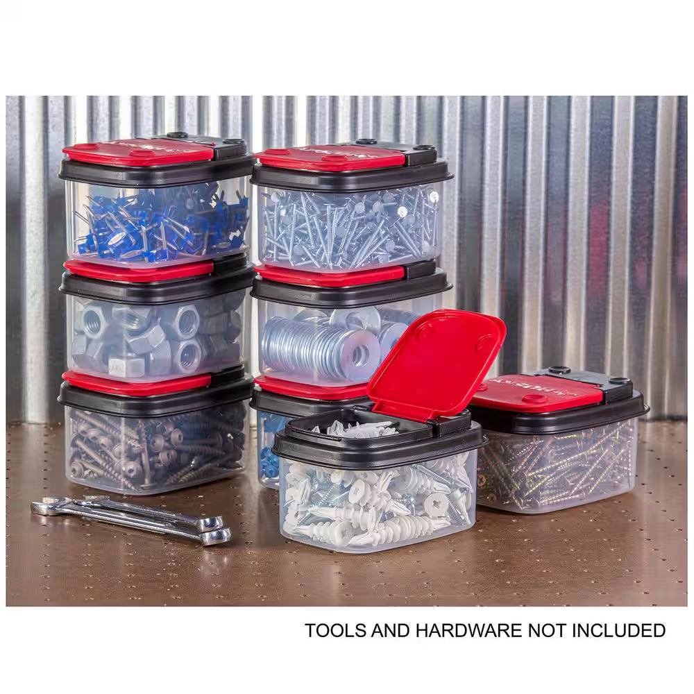 8-Pack 0.6 QT Storage Bins