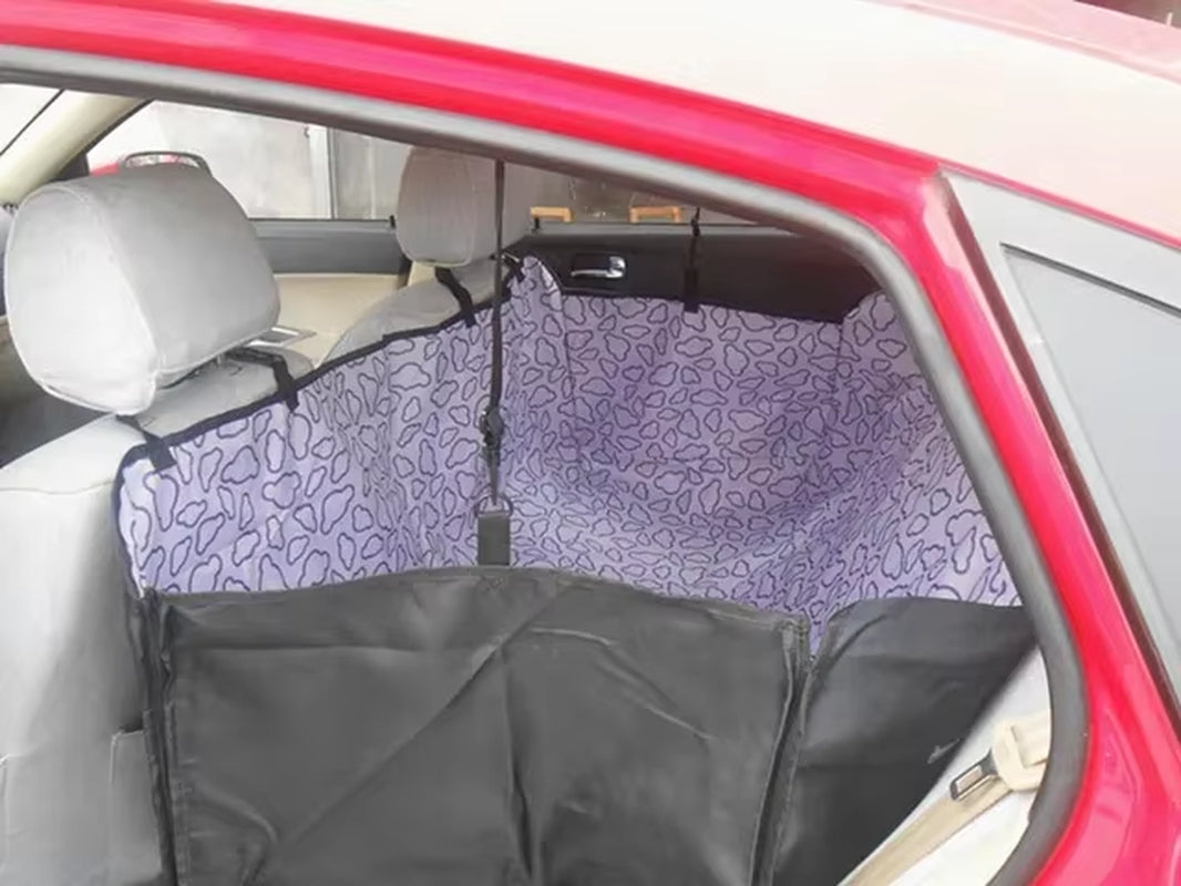 Brandnew Oxford Fabric Car Seat Cover Water-Proof Pet Car Seat Cover Dog Cat Puppy Seat Mat Blanket Blue Red Black