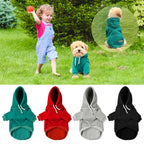 Dog Sweaters for Small Dogs, Fall Warm Dogs Boy Clothes Sweater, Medium Puppy with Pocket Fleece for Small Dog Girl Winter Hoodie Pet Clothes, Pet Supplies Red
