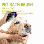 3PCS Dog Grooming Kit - Deshedding Brush, Slicker Brush, Bath Brush and Comb for Pet Supplies (Green Black)