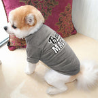 Dog Clothes Pet Puppy Summer Shirt Small Dog Cat Pet Clothes Vest T Shirt Pet Supplies Grey